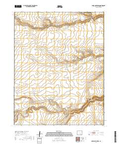 Jones Lake Spring 2019 topographic map thumbnail