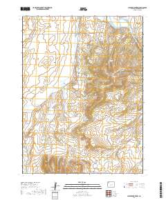 Juniper Mountain 2019 topographic map thumbnail