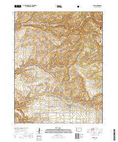 Nucla 2019 topographic map thumbnail