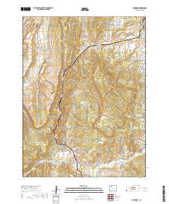 Oak Creek 2019 topographic map thumbnail