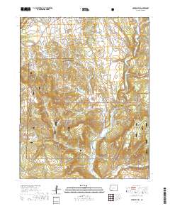 Oakbrush Hill 2019 topographic map thumbnail
