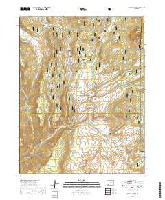 Oakbrush Ridge 2019 topographic map thumbnail