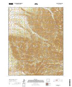 Ojito Peak 2019 topographic map thumbnail