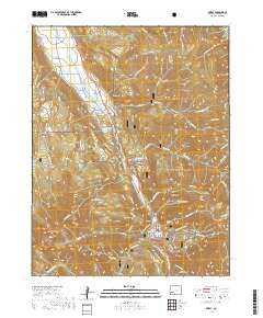 Ouray 2019 topographic map thumbnail