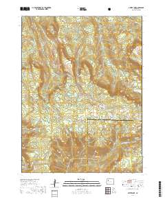 Oyster Lake 2019 topographic map thumbnail