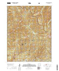Pahlone Peak 2019 topographic map thumbnail