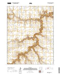Painted Canyon 2019 topographic map thumbnail