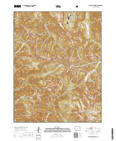 Palomino Mountain 2019 topographic map thumbnail