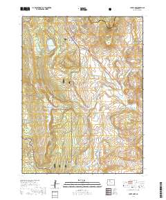 Lake Agnes 2019 topographic map thumbnail