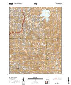 Piney Creek 2019 topographic map thumbnail