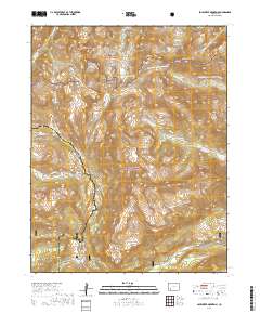 Pole Creek Mountain 2019 topographic map thumbnail