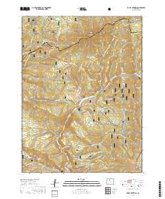 Radial Mountain 2019 topographic map thumbnail