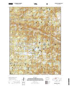 Red Feather Lakes 2019 topographic map thumbnail