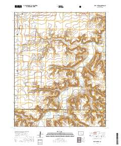 Riley Canyon 2019 topographic map thumbnail