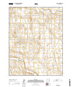 Lewis Lake 2019 topographic map thumbnail