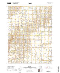 Lusto Springs 2019 topographic map thumbnail