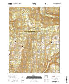 Meadow Creek Lake 2019 topographic map thumbnail