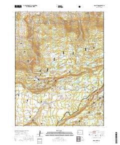 Mesa Lakes 2019 topographic map thumbnail