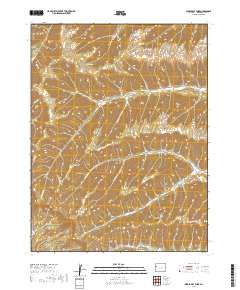 Middle Dry Fork 2019 topographic map thumbnail