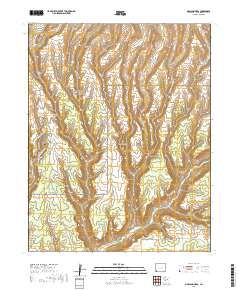 Moccasin Mesa 2019 topographic map thumbnail