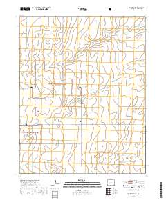 Moore Draw NE 2019 topographic map thumbnail