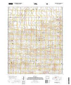 Moore Draw SW 2019 topographic map thumbnail