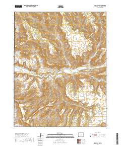 Moqui Canyon 2019 topographic map thumbnail