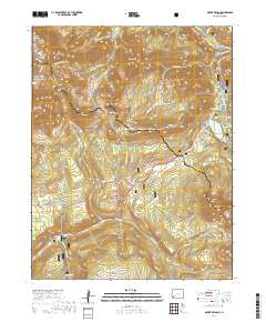 Mount Wilson 2019 topographic map thumbnail