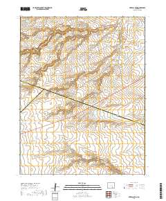 Myers Canyon 2019 topographic map thumbnail