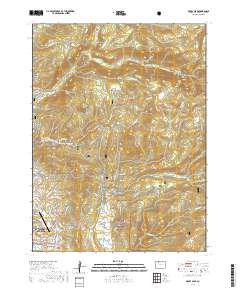 Rocky Peak 2019 topographic map thumbnail
