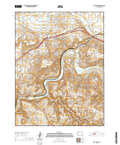 Ruby Canyon 2019 topographic map thumbnail