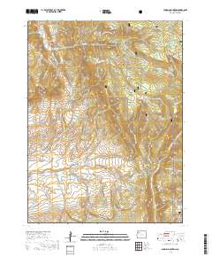 Sawmill Mountain 2019 topographic map thumbnail