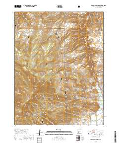 Sawtooth Mountain 2019 topographic map thumbnail