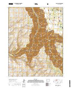 Secret Canyon 2019 topographic map thumbnail