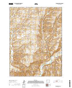Sevenmile Draw 2019 topographic map thumbnail