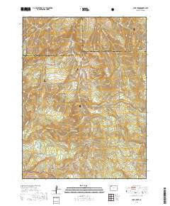 Slide Creek 2019 topographic map thumbnail