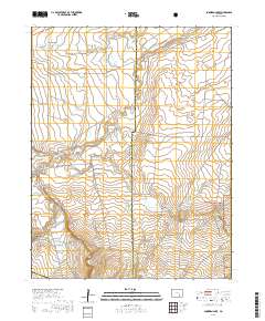 Snowden Lake 2019 topographic map thumbnail
