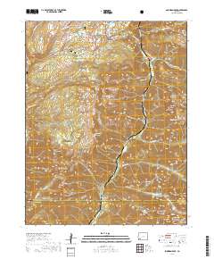 Snowdon Peak 2019 topographic map thumbnail