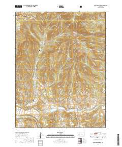 South Mamm Peak 2019 topographic map thumbnail