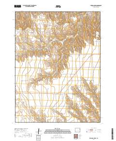 Spring Canyon 2019 topographic map thumbnail