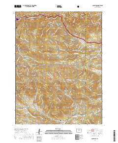 Saddleback Mountain 2019 topographic map thumbnail