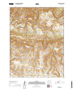 Tanks Peak 2019 topographic map thumbnail