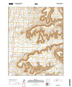 Tanner Mesa 2019 topographic map thumbnail