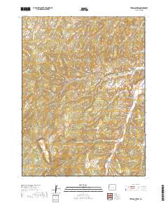 Texas Mountain 2019 topographic map thumbnail