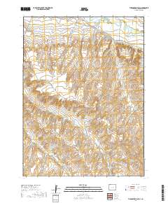 Thornburgh Gulch 2019 topographic map thumbnail