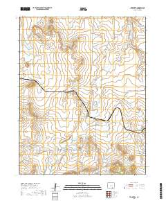 Trinchera 2019 topographic map thumbnail