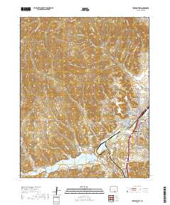 Trinidad West 2019 topographic map thumbnail