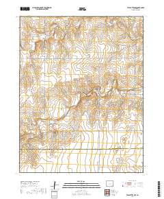 Two Buttes NW 2019 topographic map thumbnail