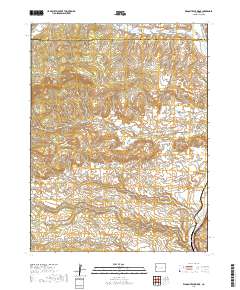Wagon Track Ridge 2019 topographic map thumbnail
