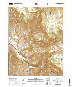 Wagon Wheel Gap 2019 topographic map thumbnail